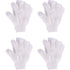Hotop Exfoliating Body Scrub Gloves 4-Pack